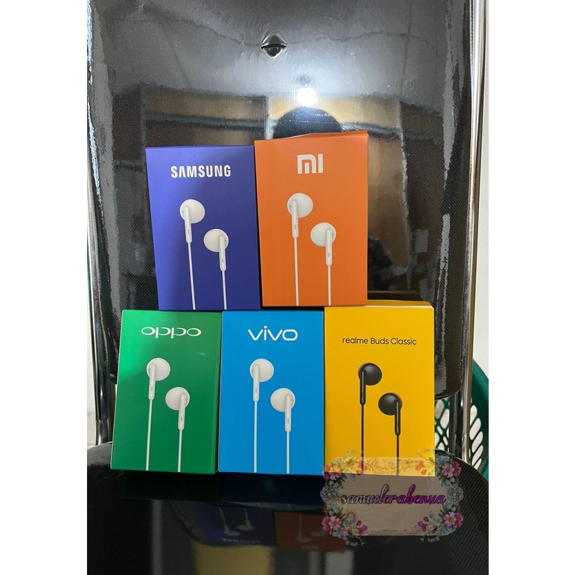 BM045 HF BRANDED R13 MH133 / HEADSET / HEDSET /HANDSFREE / EARPHONE Vivo oppo xiaomi SB951