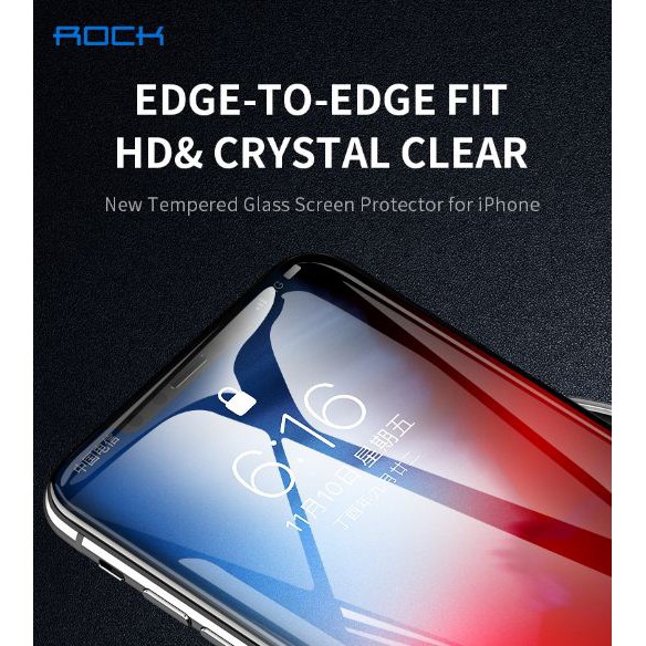 Tempered Glass iPhone XR ROCK HD Full 0.26MM iPhone XR