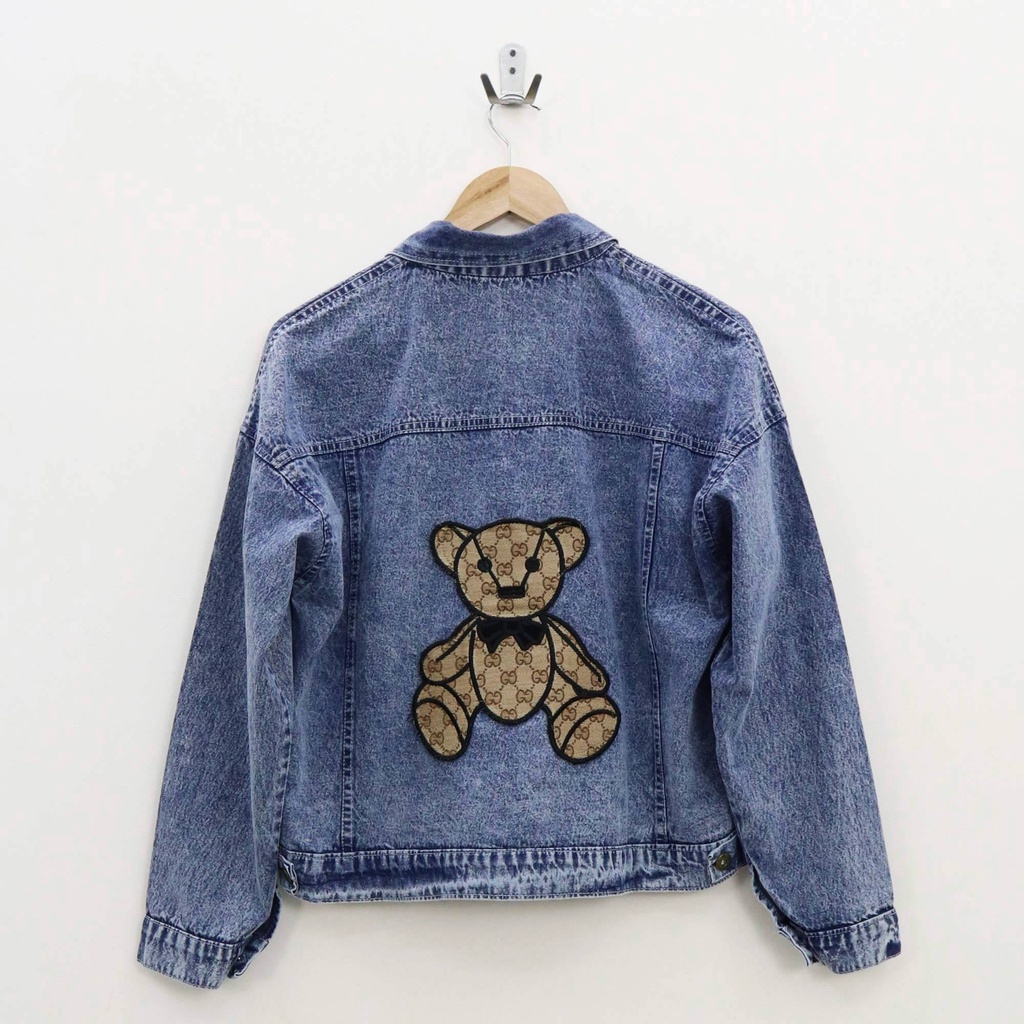 Oversize bearry jacket jeans - Thejanclothes