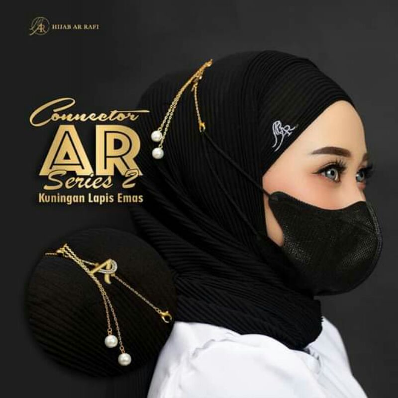 Connector Masker Konektor Masker By Arrafi Connector Masker Series 2 Premium Lapis Emas // Pengait M