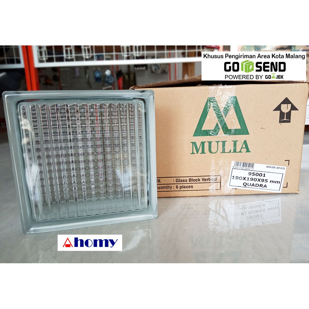 glass block glassblock quadra mulia