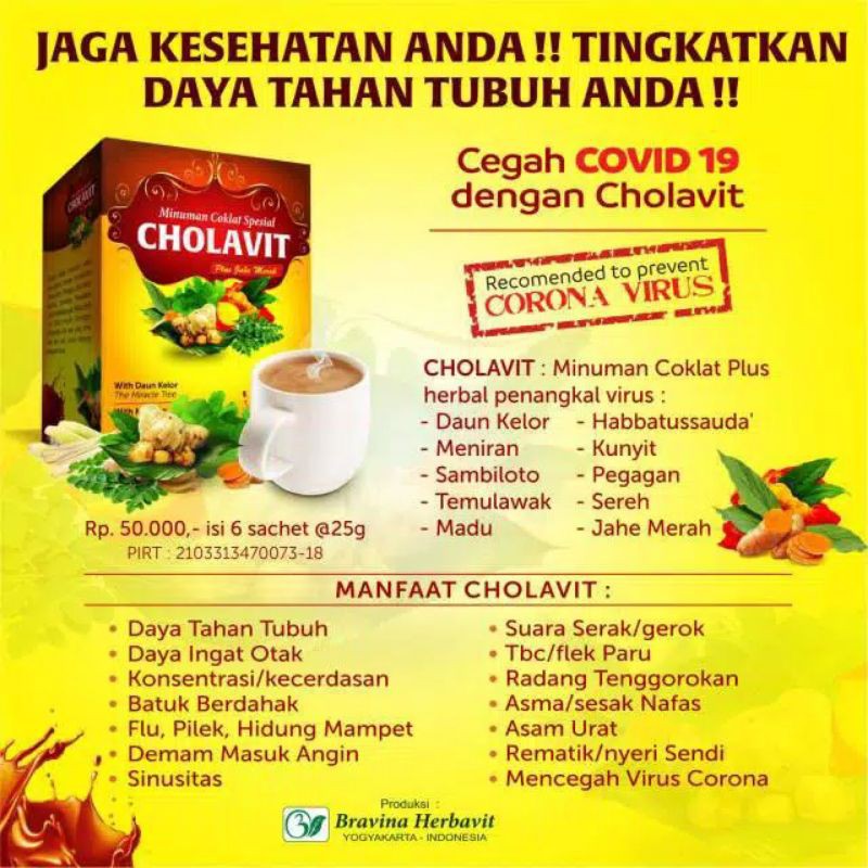 

mpon mpon plus daun kelor (cholavit)