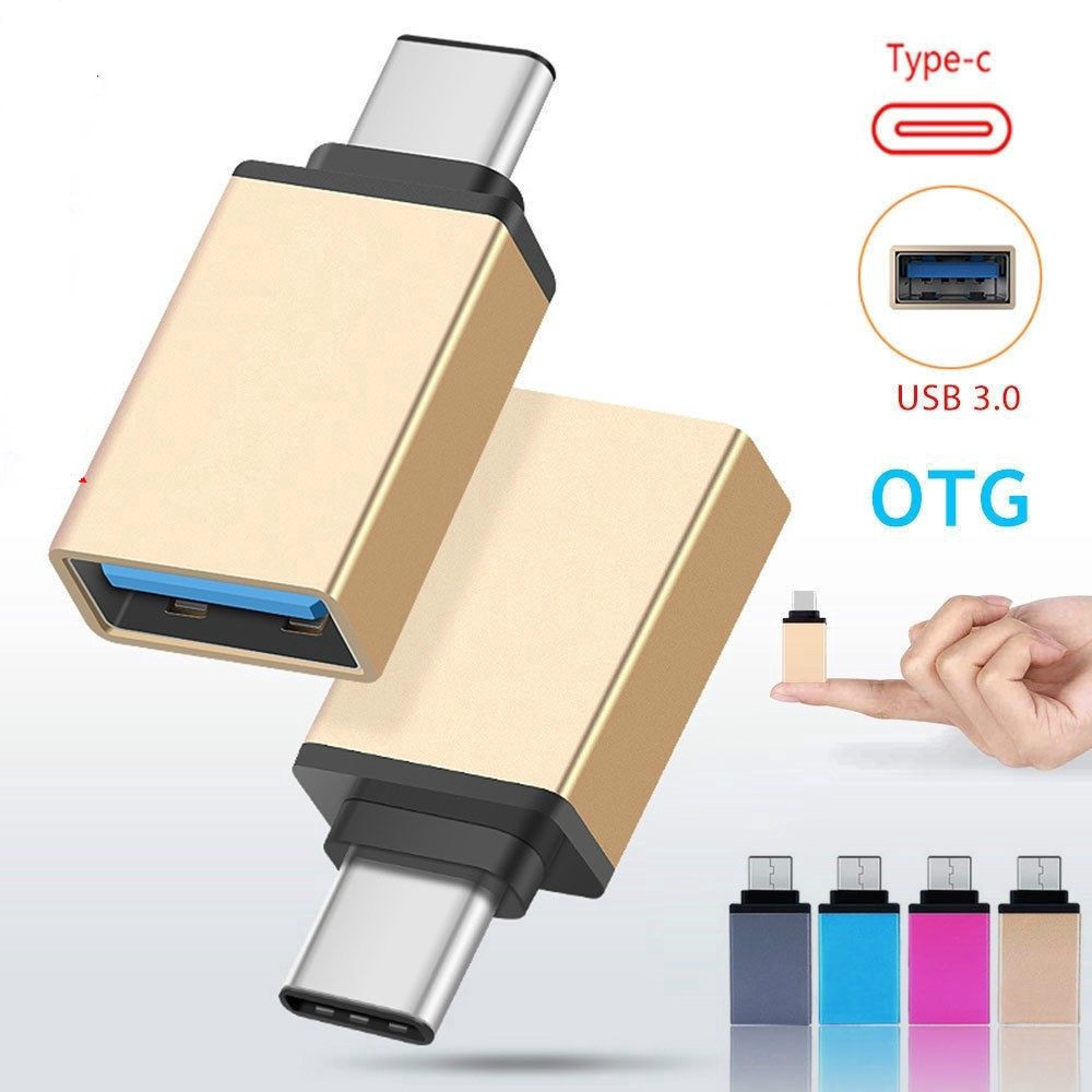 Adapter Converter USB 3.0 Female to USB 3.1 Tipe C OTG Bahan Aluminium