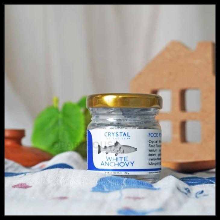 

[READY STOCK] CRYSTAL OF THE SEA WHITE ANCHOVY POWDER / BUBUK TERI 20 GR (BPOM)