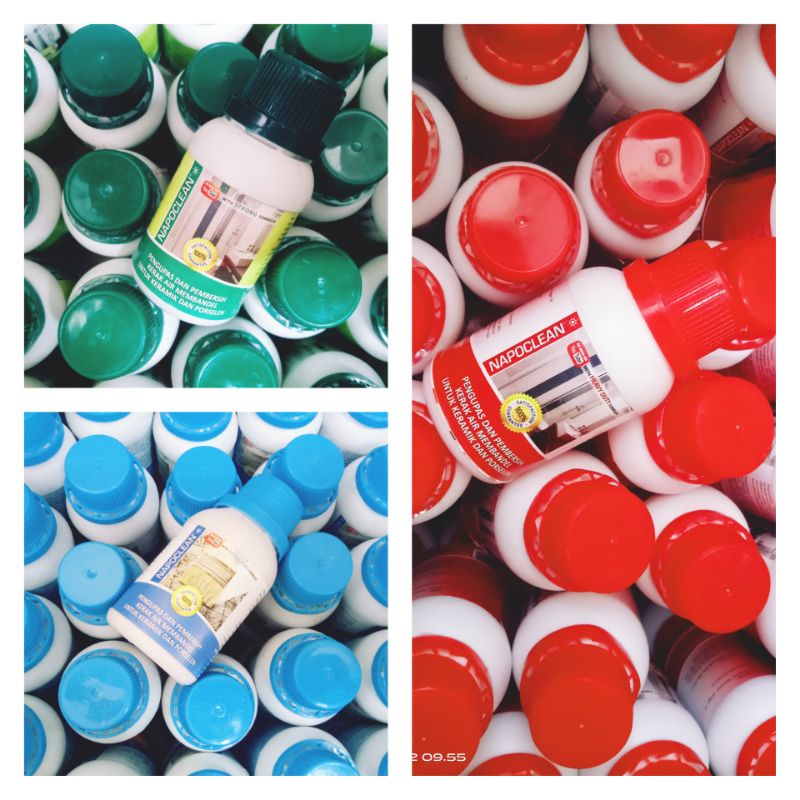 Pembersih Kerak Air,Semen Keramik Ampuh Napoclean HD,ST,LR