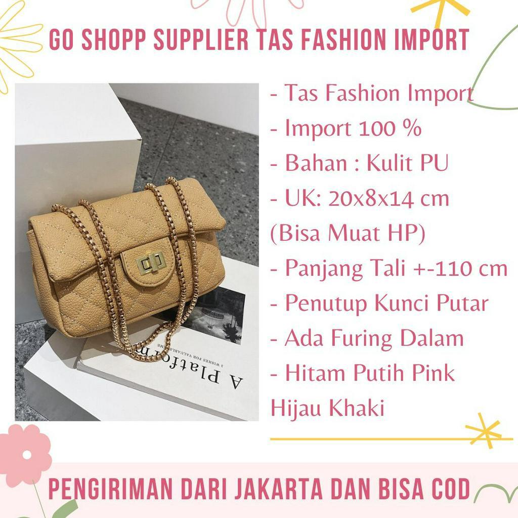 Tas Selempang Bahu Pesta Wanita Import Fashion Korea Terbaru - Shoulder Bag Kekinian SL95