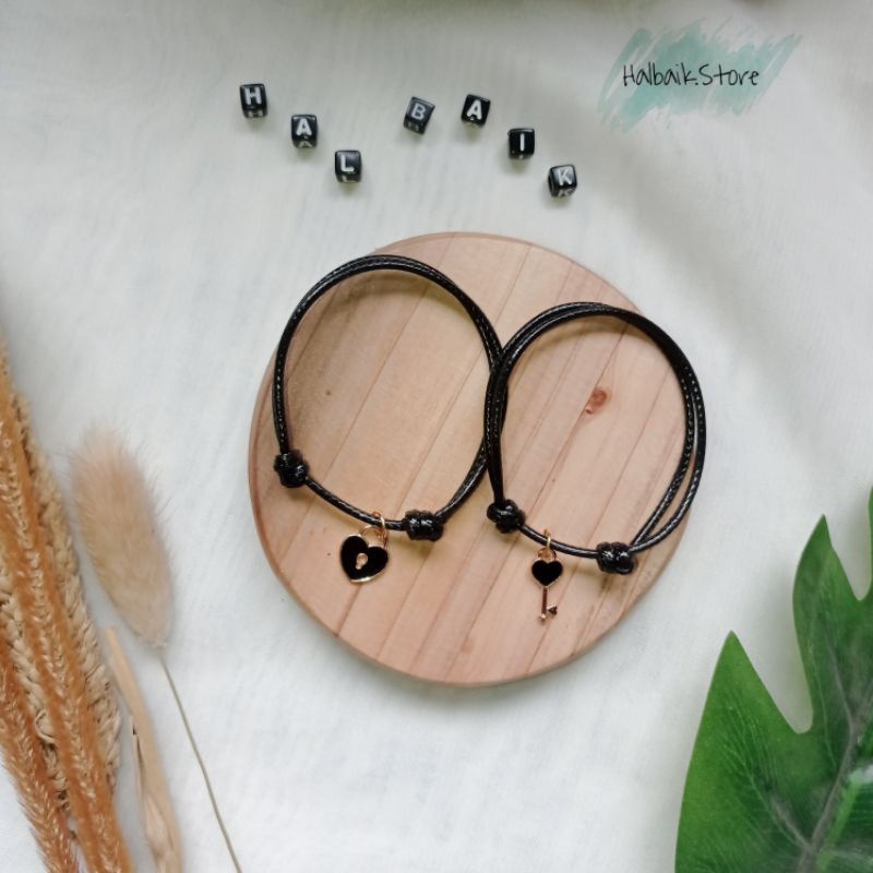 Gelang Couple Gembok Kunci Love