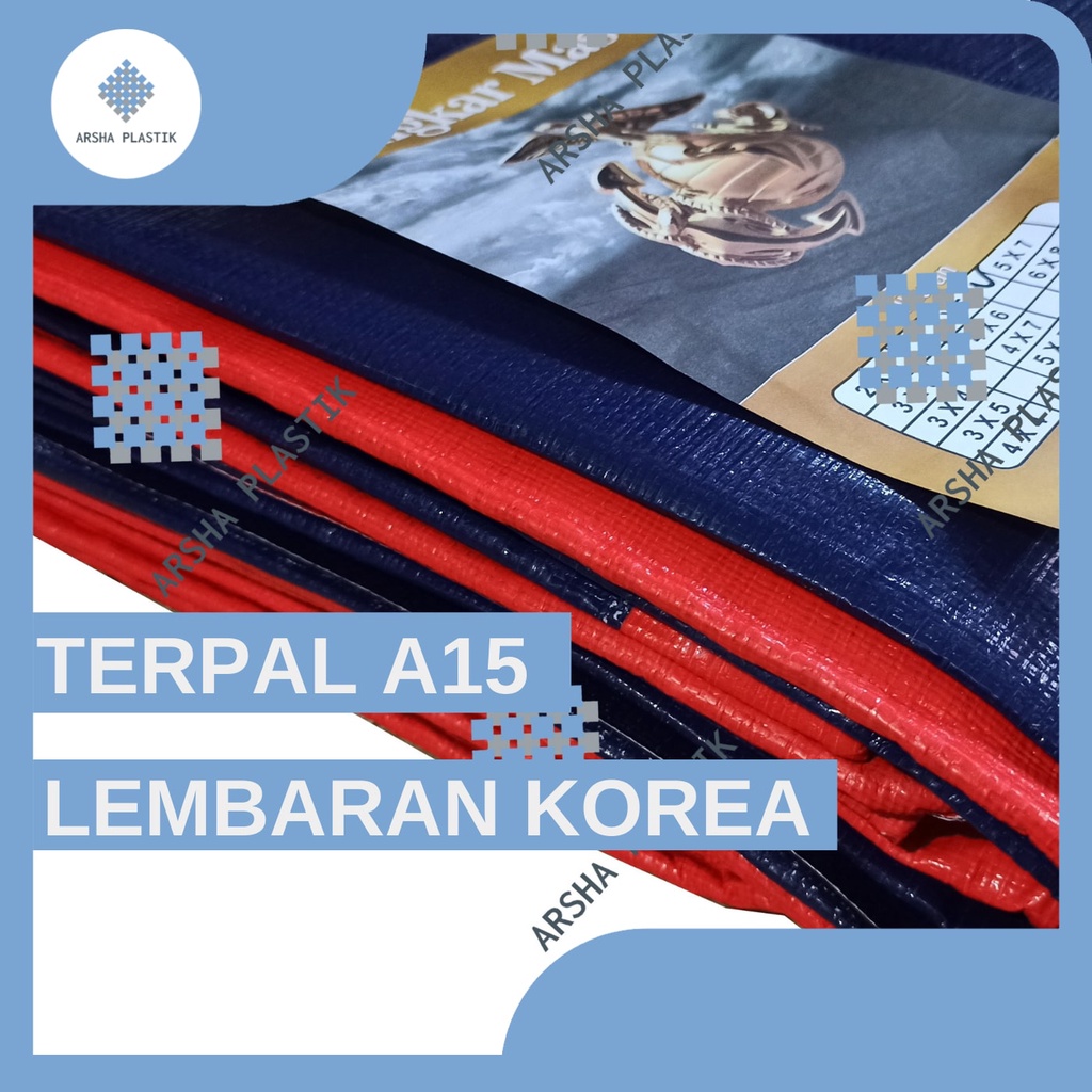 Terpal Plastik A15 4x6 Paling Tebal