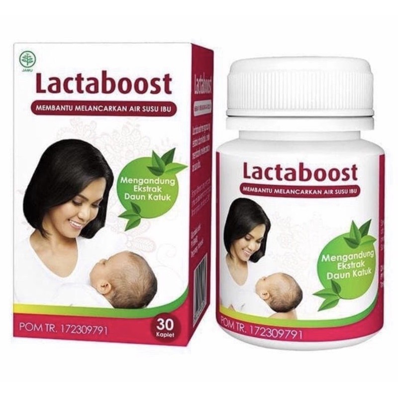 Lactaboost 30 kaplet ( asi booster membantu melancarkan asi )