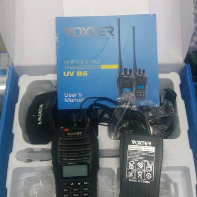 HT VOXTER UV-B5 DUALBAND ORI HANDIE TALKIE VOKTER UV B5 NEW