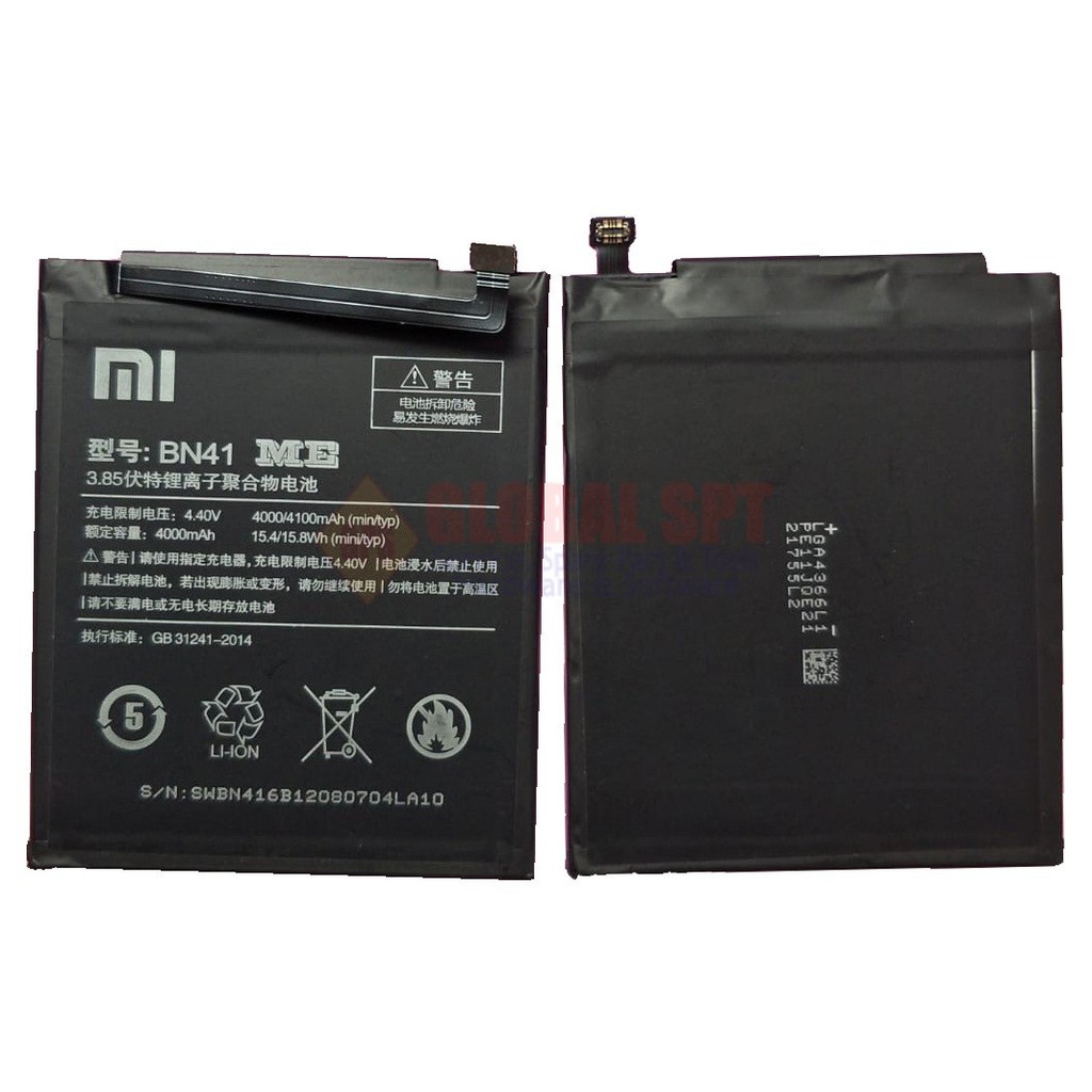 BATERAI XIAOMI BN41 / BATERE / BATRE / BATERRY REDMINOTE 4 / NOTE 4