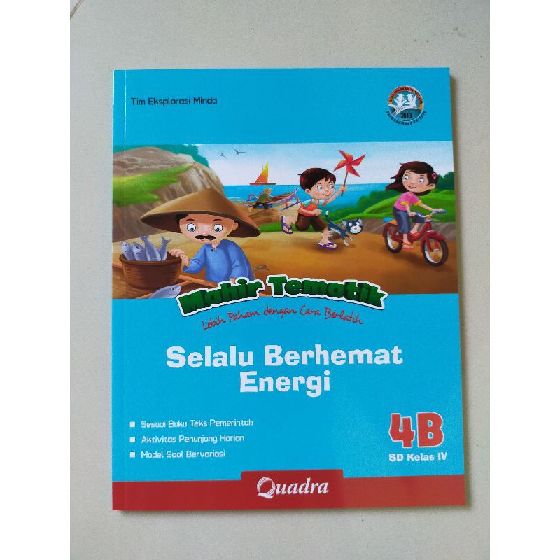 ORI satu paket buku mahir tematik K13 Quadra kelas 4 ABCDE semester 1