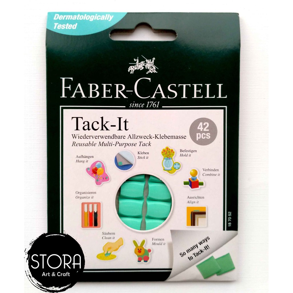 

Faber Castell Tack It Reusable Multi-Purpose Tack Lem Serbaguna Isi 42