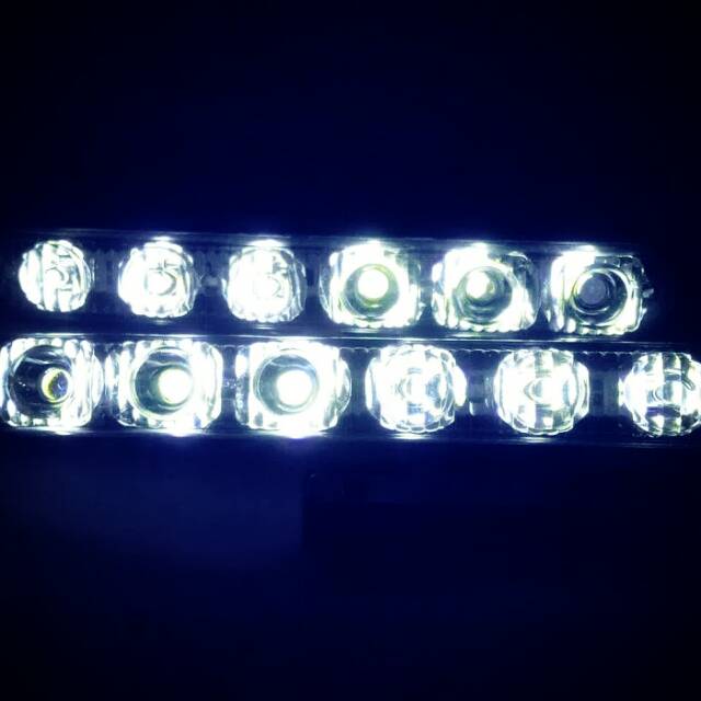 2pcs Led DRL 6 Led