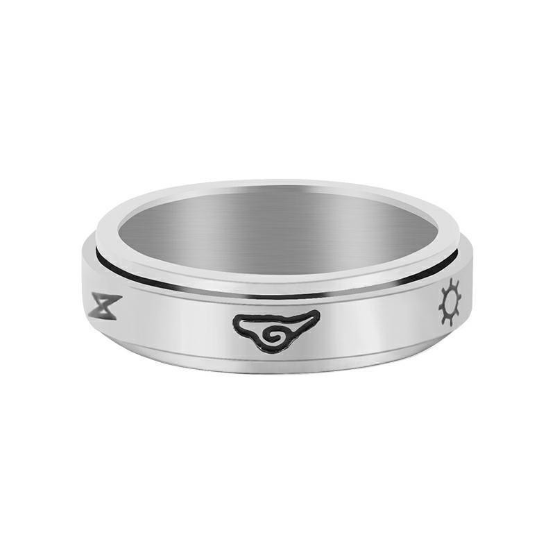Cincin Bahan titanium steel Dapat Diputar Untuk Pria