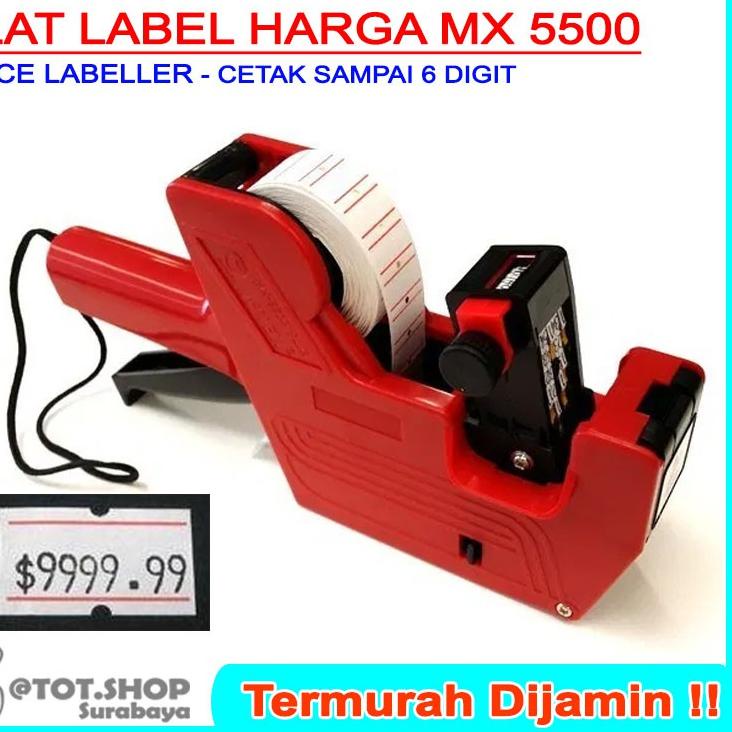 

10.10 BIG SALE FASION (TERBUKA) M 5500 ALAT LABEL HARGA PRICE LABELLER 6 DIGIT