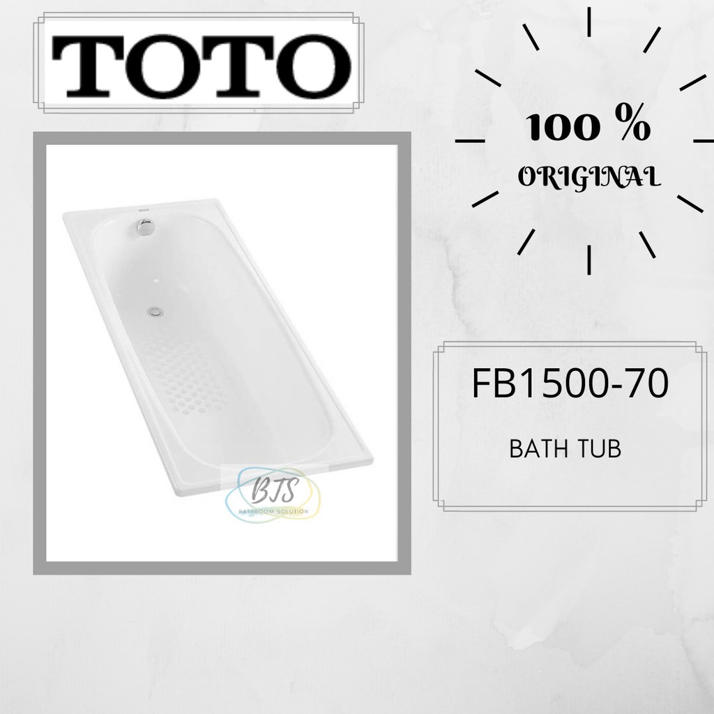 Jual BATHTUB TOTO FB150070 / FB 150070 Shopee Indonesia