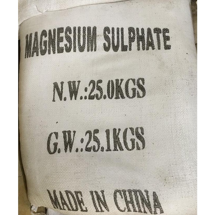

Buruan serbu] Garam Inggris Food Grade Epsom Salt Magnesium Sulfat isi 25 kg