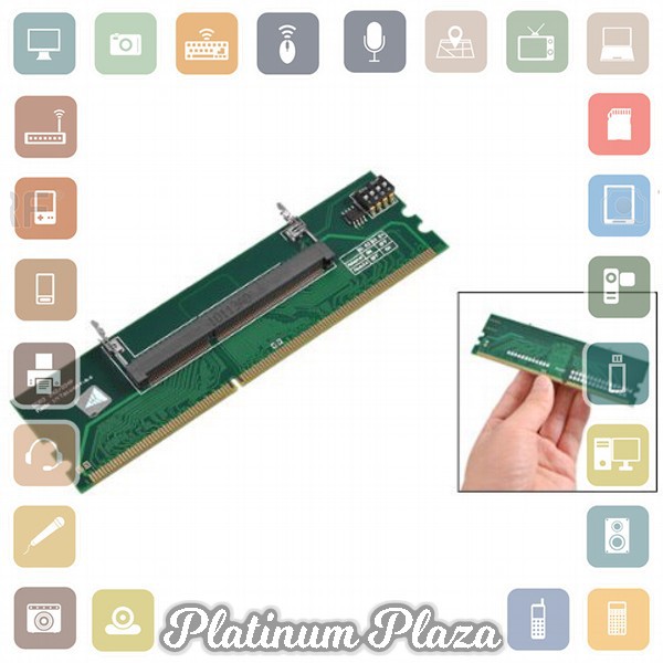 SODIMM DDR3 Laptop To DIM DDR3 Desktop RAM Adapter Converter`69EC5N-