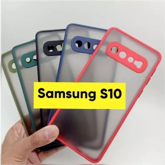 Casing Samsung S10 Dove Matte Transparan Slim Fuze Macaron My Choice Case