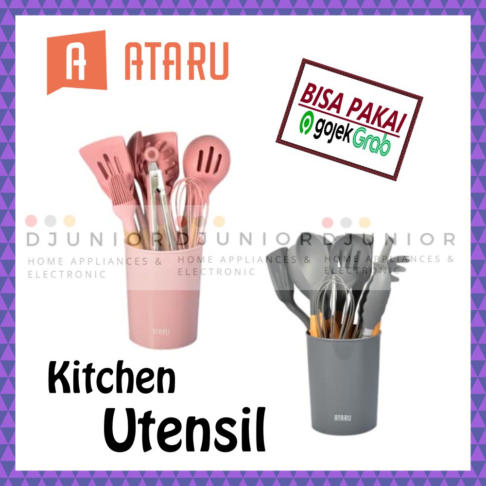 ATARU - KITCHEN UTENSILS SILICON / SET ALAT MASAK SILIKON