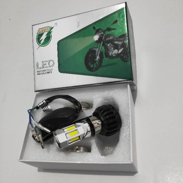 bohlam Lampu depan HID RTD 6 mata AC/DC universal