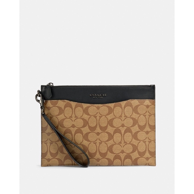 Coach Beckett Slim Pouch In Signature Canvas (91285)