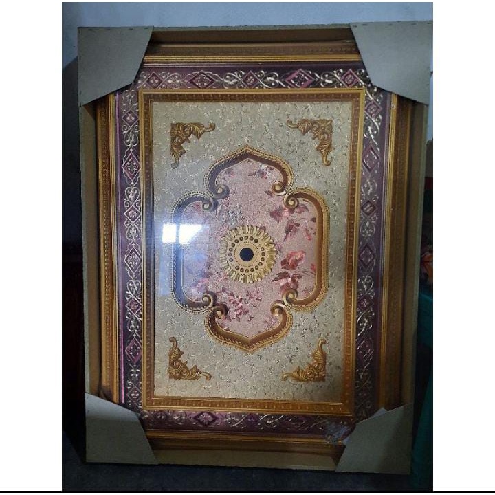 ORNAMEN LAMPU PLAFON BESAR UKURAN 90 CM X 120 CM