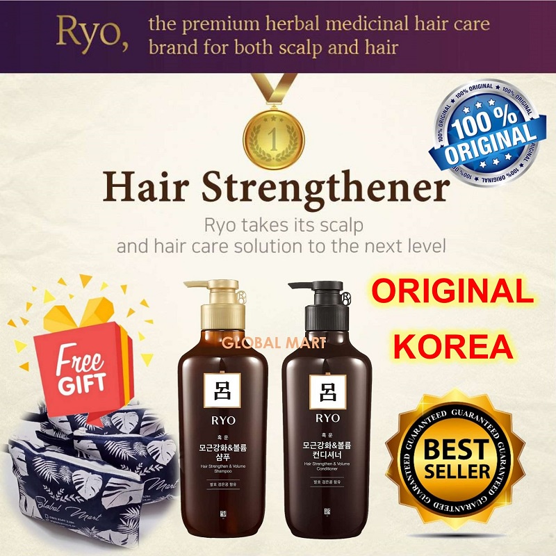 Ryo Hair Strengthener Shampoo Hair Loss Care 550ml | Perawatan Untuk Rambut Rontok ORIGINAL KOREA-2