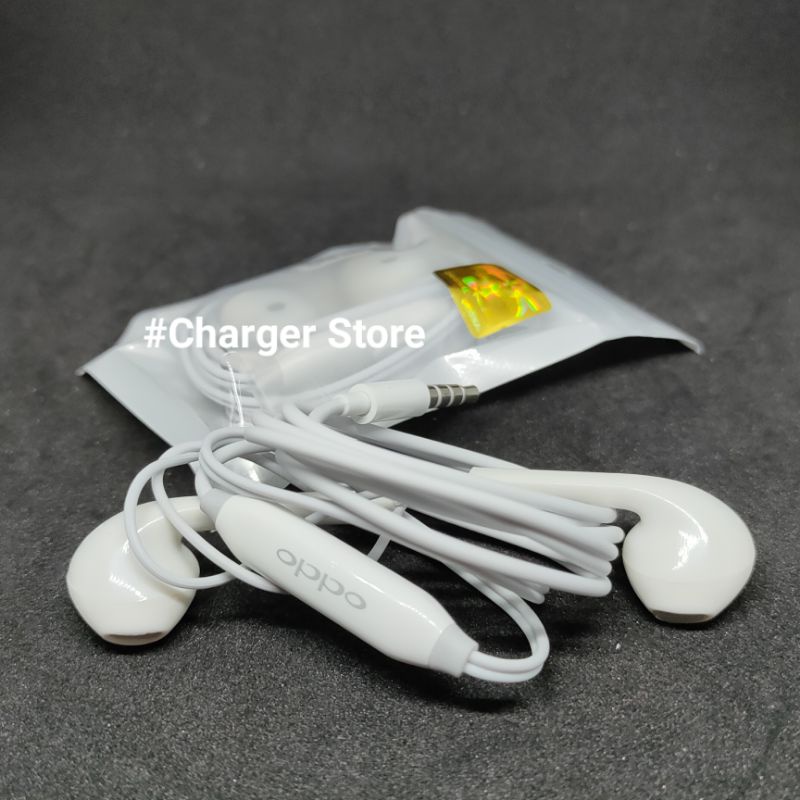 Headset Oppo Original R11 F9 A5S A7 F7 R17 F11 Pro Handsfree Earphone Oppo Support Semua Hp Original