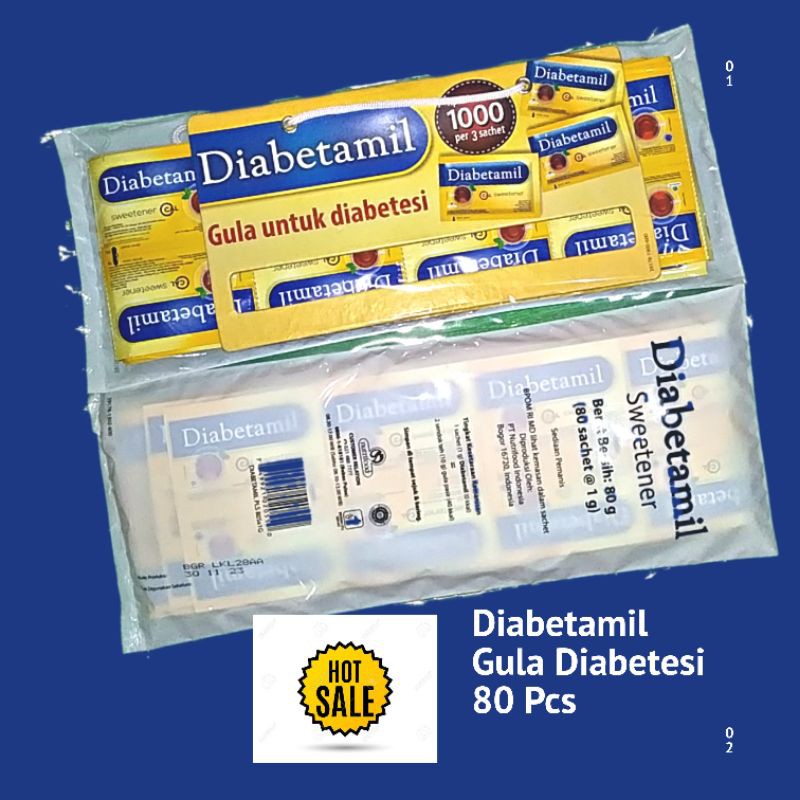 

Diabetamil Gula untuk Diabetesi 80sachet @1gr