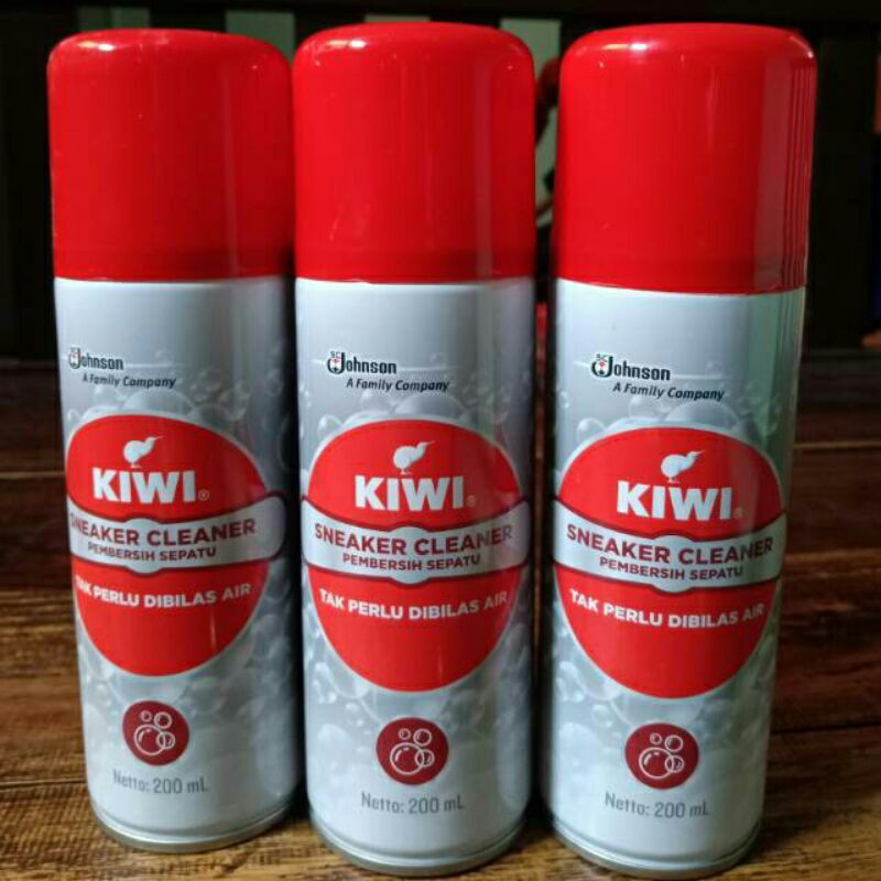 Kiwi Sneaker Cleaner Pembersih Sepatu 200ml Kiwi Polish Renews Black 100Ml