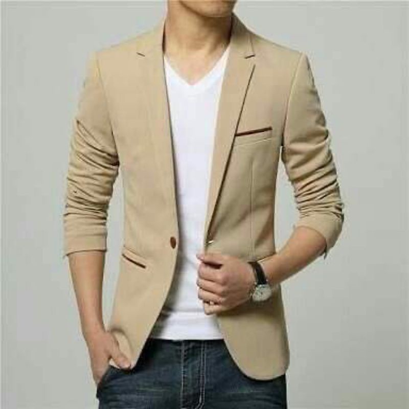 BAYAR DI TEMPAT  JAZ BLAZER SLIMFIT PRIA // PAKAIAN RESMI PRIA  // BAJU FORMAL KANTORAN