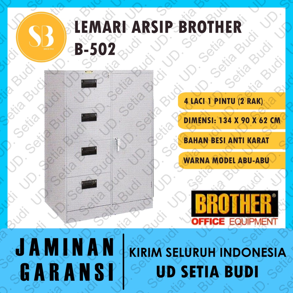 Filing Cabinet Lemari Arsip Brother B-502