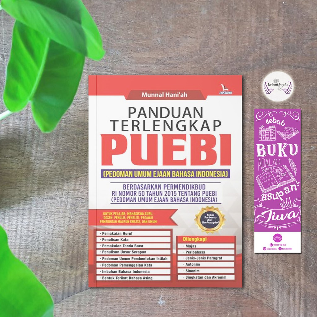 Jual BUKU PANDUAN TERLENGKAP PUEBI (PEDOMAN UMUM EJAAN BAHASA INDONESIA ...