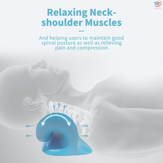 Neck Stretcher Support Pillow Neck And Shoulder Relaxer Pain Relief Portable Traction Pillow Neck Traction Neck Posture Corre