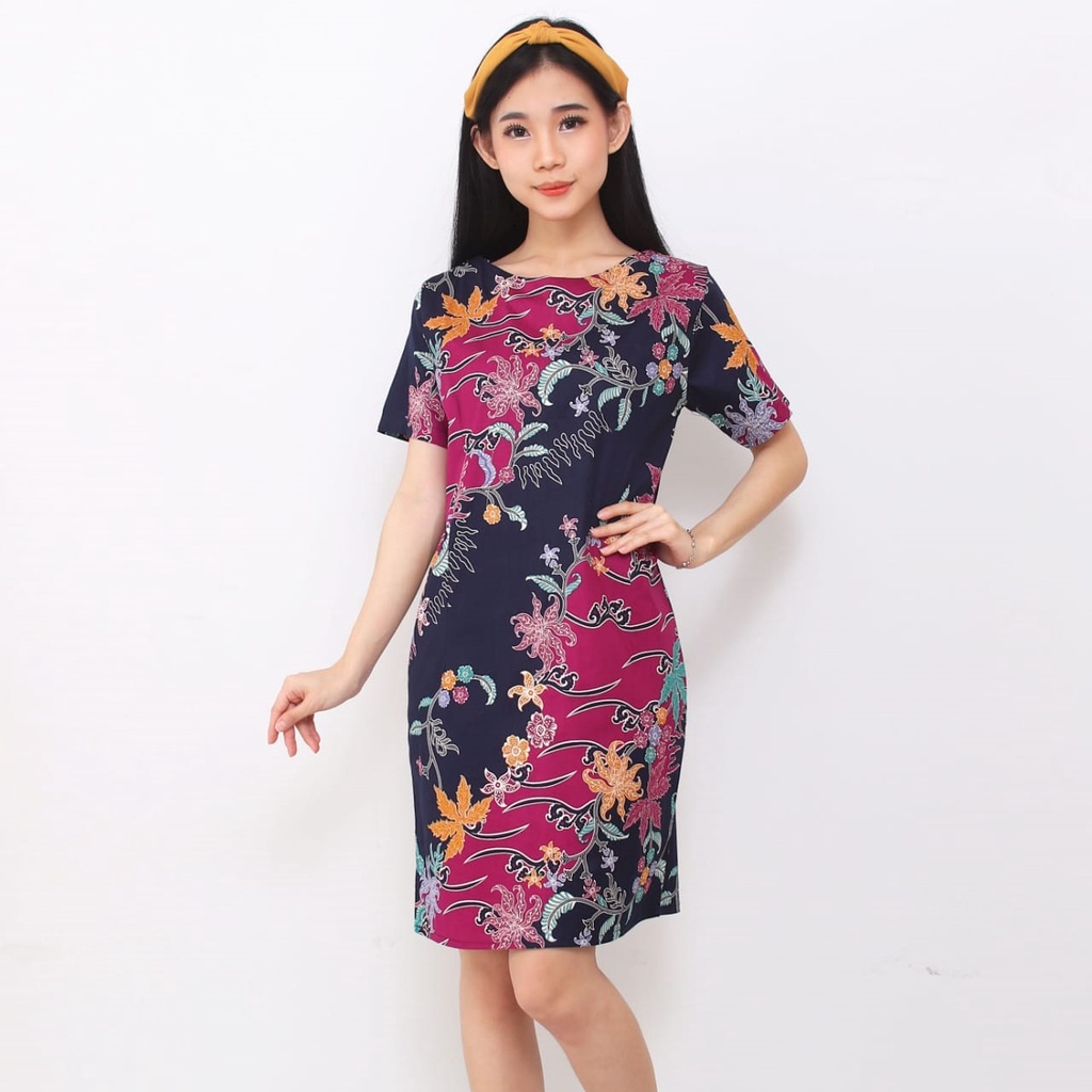 Baju Batik Wanita - Ceongsam Batik Wanita 038 MVP-Purple B