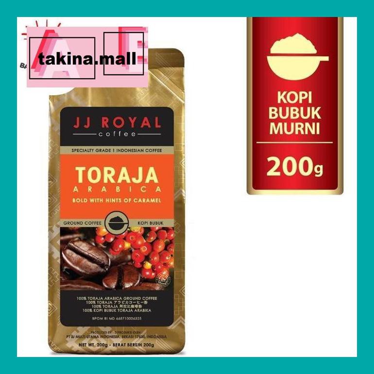 

Koptakk0 Coffee/Kopi Jj Royal Toraja Arabica Ground Bag 200G Tak05Sc