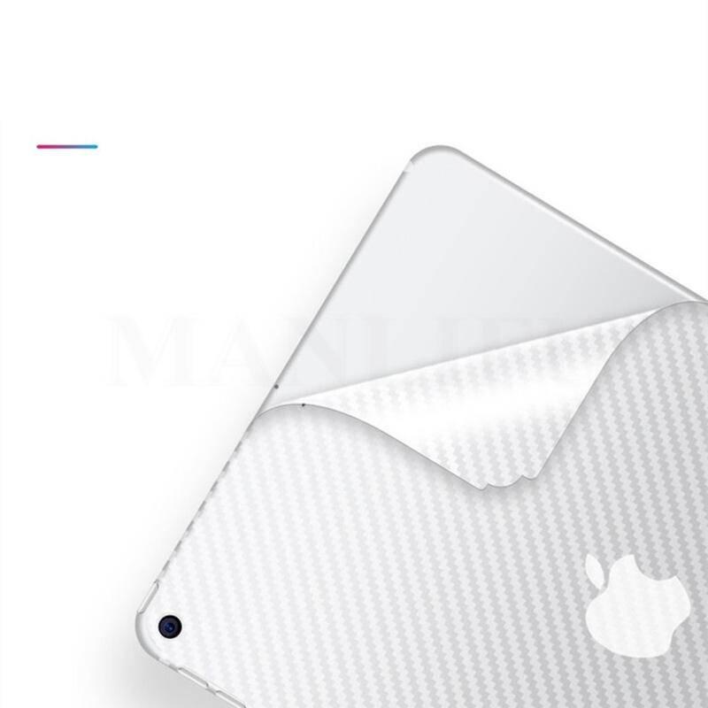 2PCS Back Carbon Fiber Film For Apple iPad Pro 12.9 11 2021 2020 2018 Full Cover Matte Screen Protector iPad Air 4 3 2 1 iPad 9 8 7 6 5 iPad 10.2 Mini 6 5 4 3 2 1 8.4 7.9