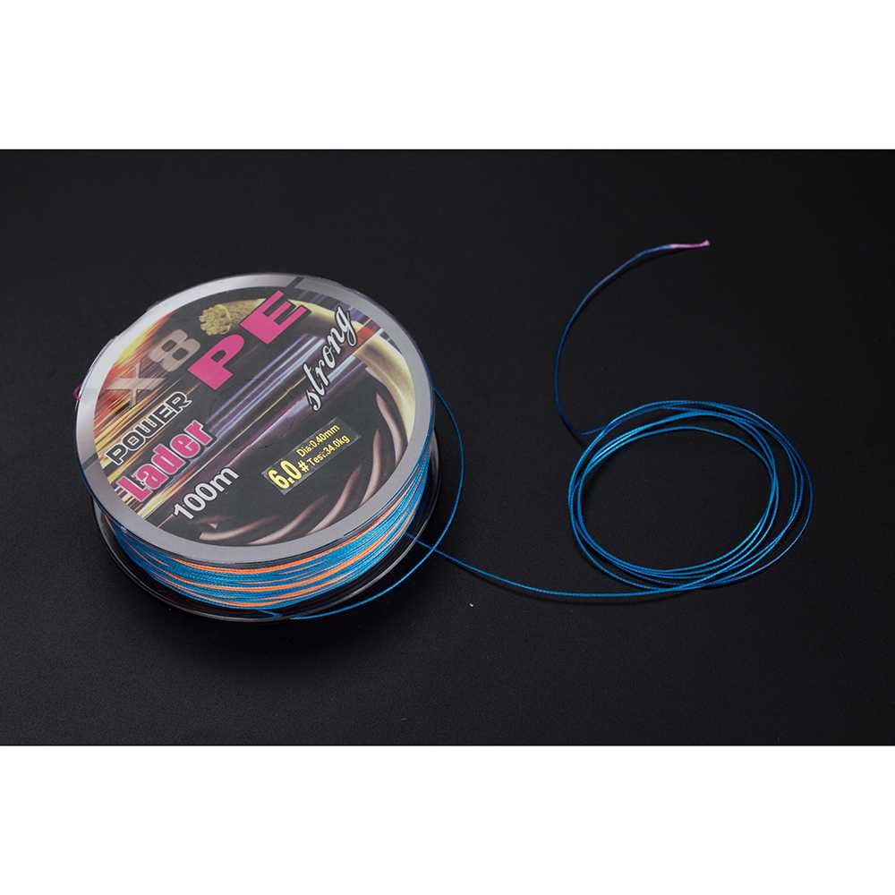 (BISA COD) RVOSTR Zero Senar Benang Tali Pancing Super PE 8 Braid Line 100 Meter - X8