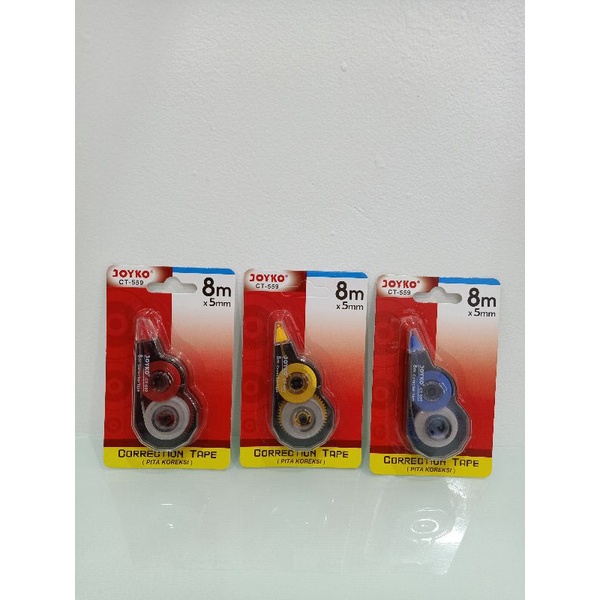 

CORRECTION TAPE JOYKO CT 559 / TIPEX KERTAS JOYKO MURAH