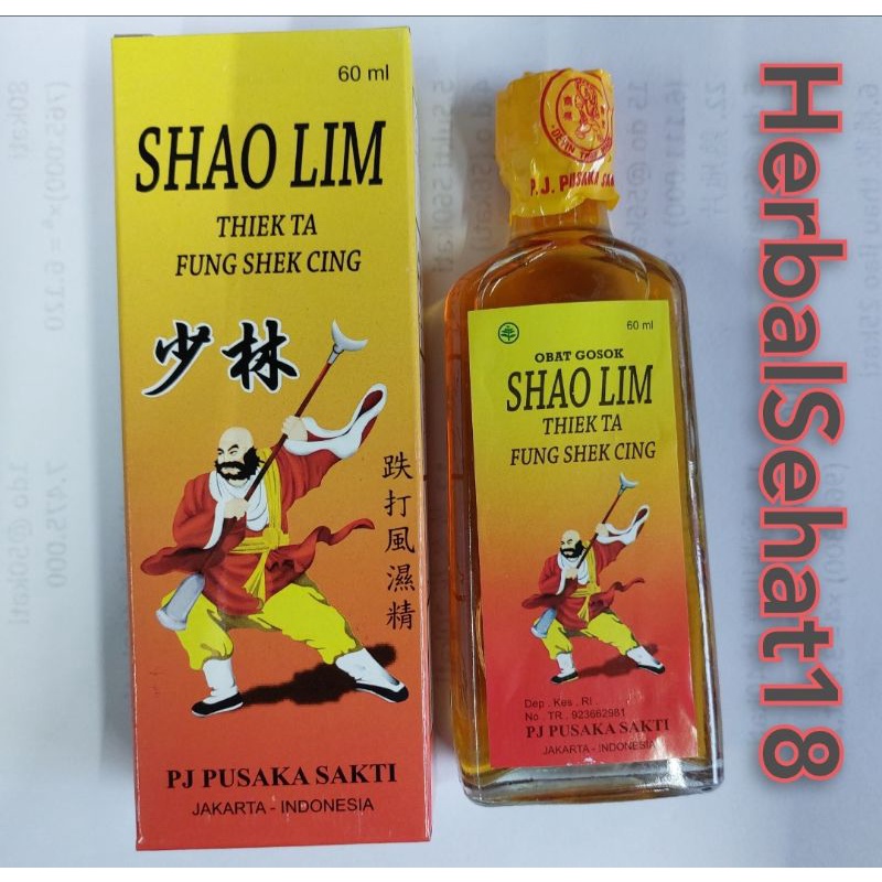 

SHAO LIM THIEK TA FUNG SHEK CING ( OBAT GOSOK ENCOK, NYERI OTOT, DLL )