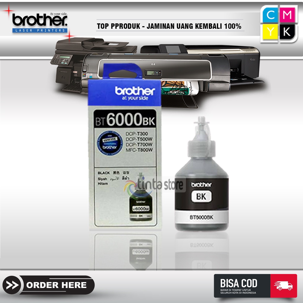 Tinta printer brother bt6000DCP T710W DCP T300 DCP-T310 T800W T810DW T910DW