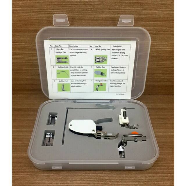Set Sepatu Jahit Bedcover - Quilting - Bordir - Patchwork Mesin Jahit