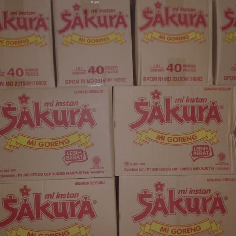 

Sakura Mie Goreng Instan Dus isi 40 pcs
