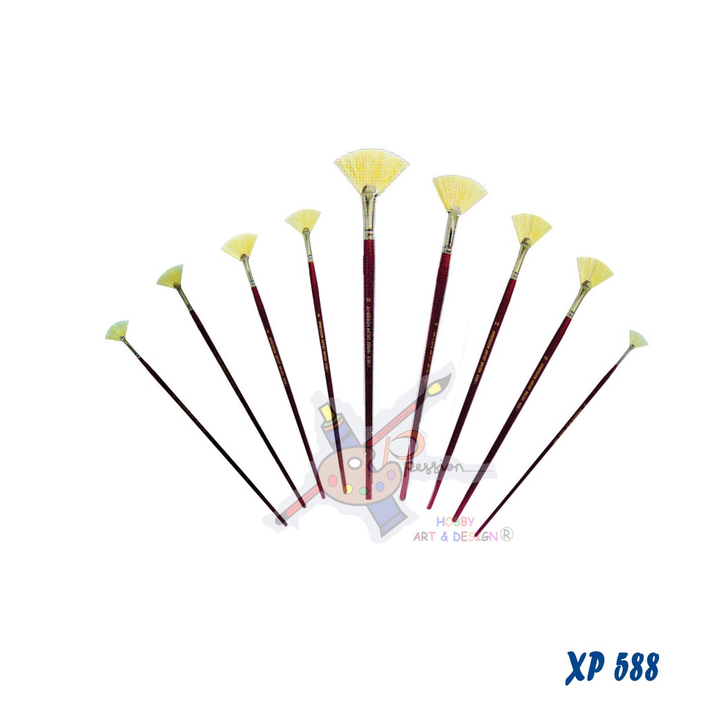 

KUAS LUKIS XP 588 KUAS BENTUK KIPAS (FAN) MERK XPRESSION