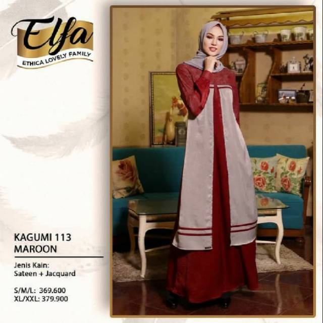 KAGUMI 113 MAROON // GAMIS ETHICA