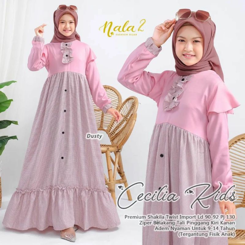 CECILIA KIDS/GAMIS ANAK/TERBARU 2022/TERLARIS