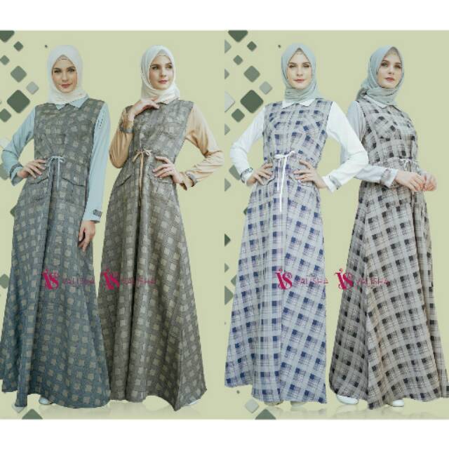 Gamis Wanita Valisha Shakila Dress Muslim