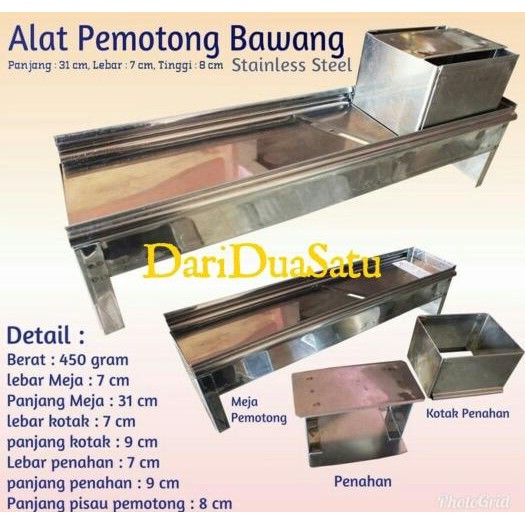 Pemotong Bawang / Pengiris Bawang Manual Stainless